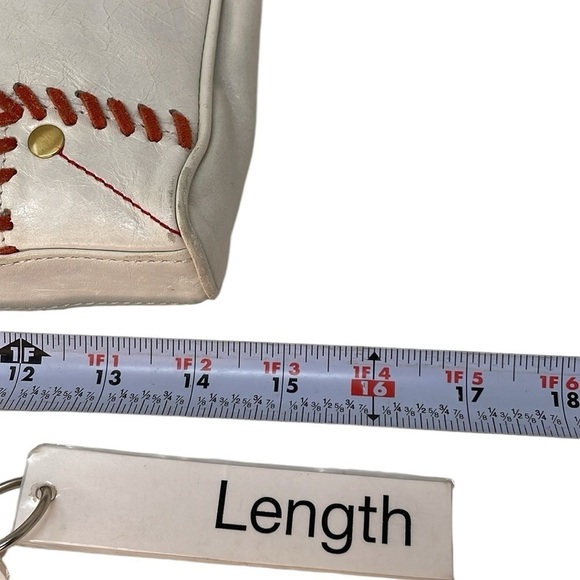 Loop Designer Envelope Purse Colorful Floral White Leather Stitching Bohemian - Picture 6 of 8